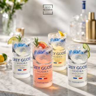 UP-CYCLED GREY GOOSE GLASSES (SET OF 4)