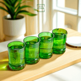 UP-CYCLED JAMESON GLASSES (SET OF 4)