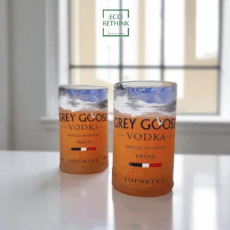 UP-CYCLED GREY GOOSE GLASSES (SET OF 2)