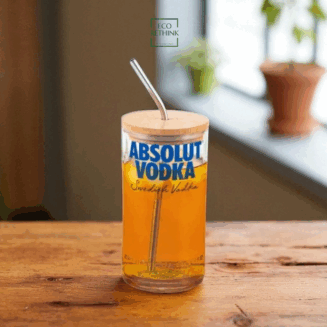 UP-CYCLED ABSOLUT BOTTLE SIPPER