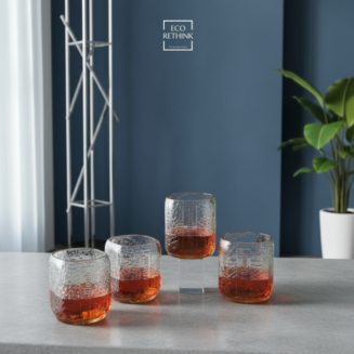 UP-CYCLED OLD MONK CLASSIC GLASSES 600ML (SET OF 4)