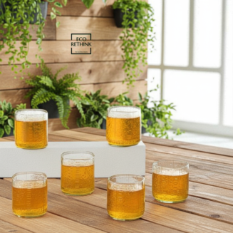 UP-CYCLED OLD MONK CLASSIC GLASSES 600ML (SET OF 6)