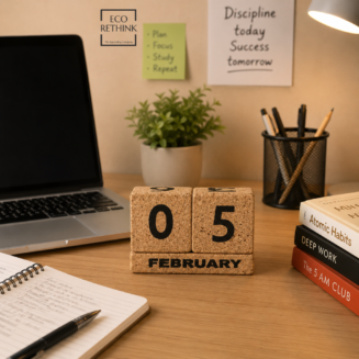 Cork Sustainable Perpetual Calendar ( PACK OF 2 )