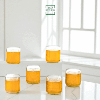 UP-CYCLED OLD MONK CLASSIC GLASSES 300ML ( SET OF 6 )