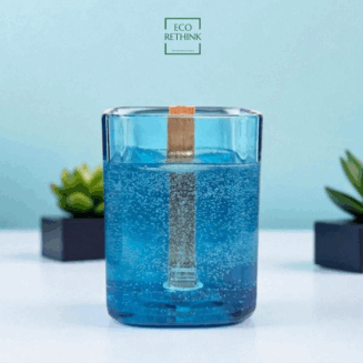 UP-CYCLED BOMBAY SAPPHIRE CANDLE