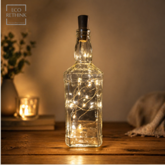 UP-CYCLED JACK DANIEL’S STRING LIGHT LAMP