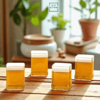 UP-CYCLED JACK DANIEL'S GLASSES (SET OF 4 )