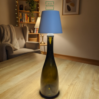 UP-CYCLED CHAMPAGNE (LED) Touch Lamp