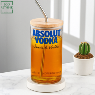 UP-CYCLED ABSOLUT BOTTLE SIPPER